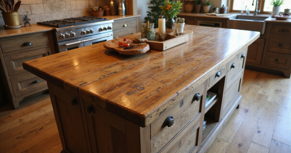 19 Tips for Perfect Rustic Kitchen Island Style