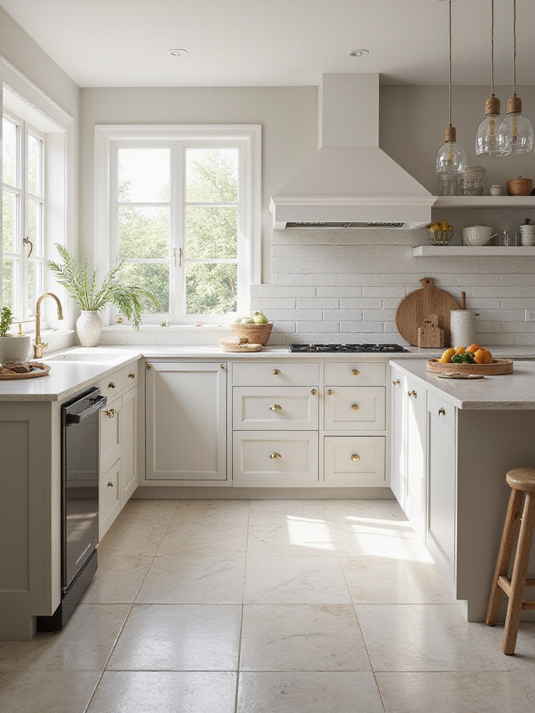 Luxurious kitchen with high-quality tiles enhancing resale value